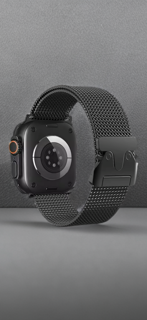 Milanese Buckle Band for Apple Watch – Refined Steel, Everyday Elegance