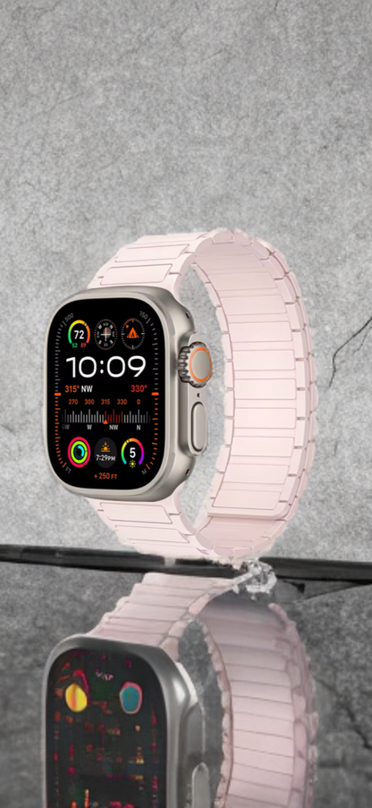 Magnetic Silicone Band for Apple Watch – Sleek Comfort, Effortless Fit