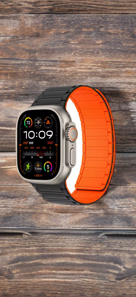 Magnetic Silicone Band for Apple Watch – Sleek Comfort, Effortless Fit