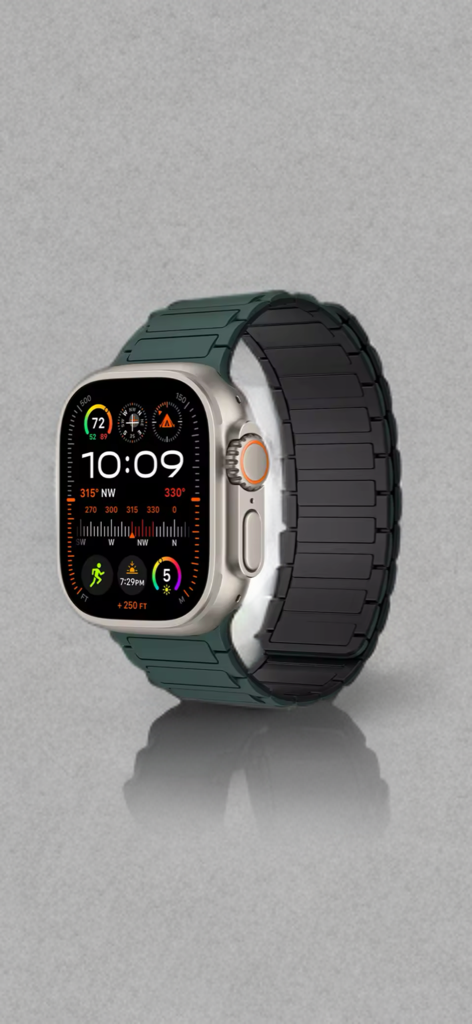 Magnetic Silicone Band for Apple Watch – Sleek Comfort, Effortless Fit