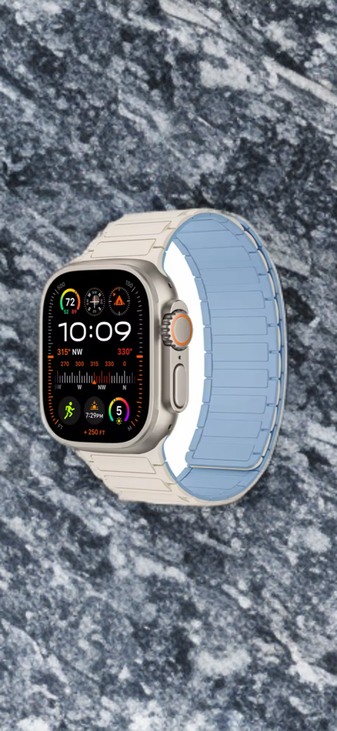 Magnetic Silicone Band for Apple Watch – Sleek Comfort, Effortless Fit