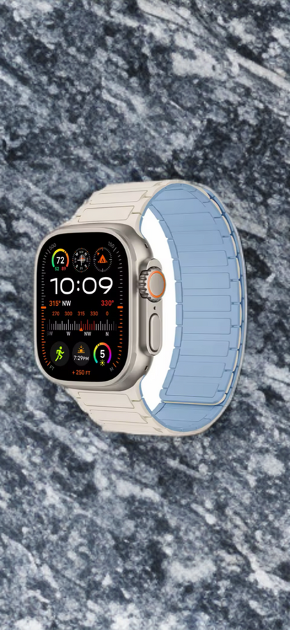 Magnetic Silicone Band for Apple Watch – Sleek Comfort, Effortless Fit