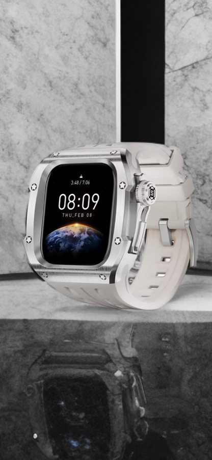 Apple Watch Luxury Protective Case with Integrated Glass