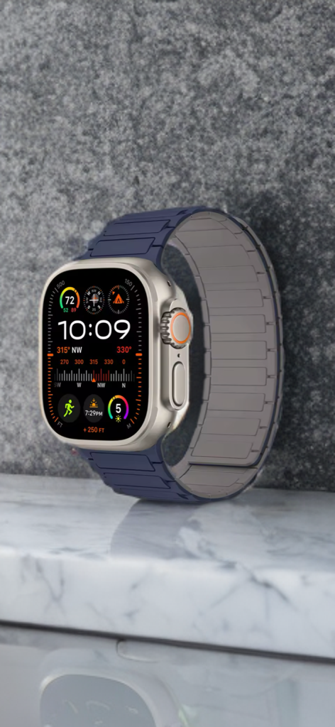 Magnetic Silicone Band for Apple Watch – Sleek Comfort, Effortless Fit