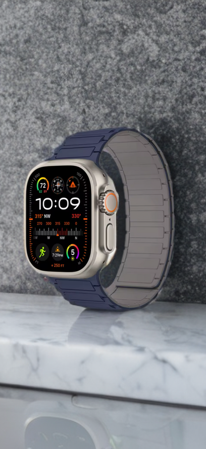 Magnetic Silicone Band for Apple Watch – Sleek Comfort, Effortless Fit