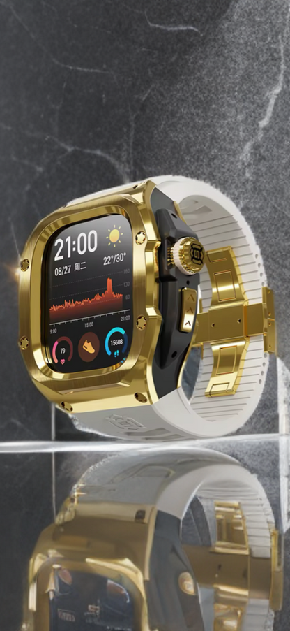 Apple Watch Luxury Protective Case with Integrated Glass