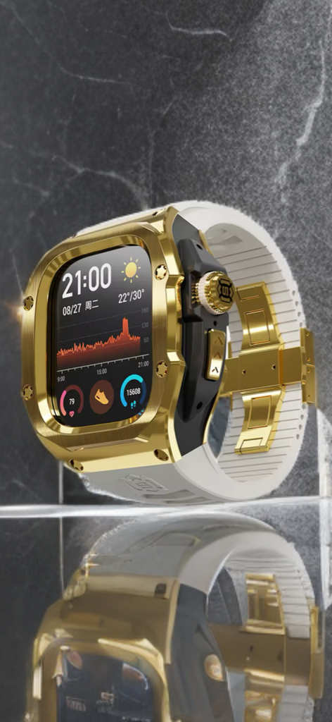 Apple Watch Luxury Protective Case with Integrated Glass