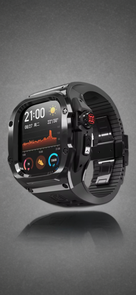Apple Watch Luxury Protective Case with Integrated Glass