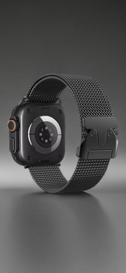 Milanese Buckle Band for Apple Watch – Refined Steel, Everyday Elegance