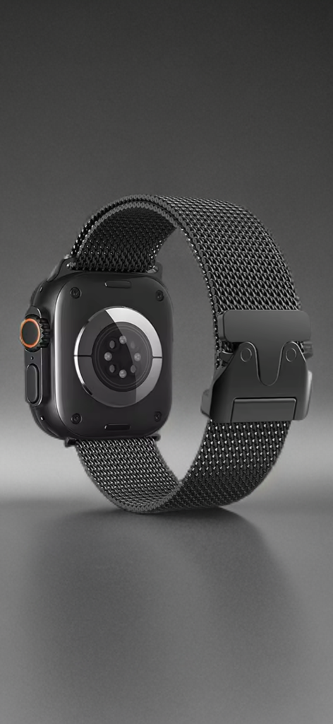 Milanese Buckle Band for Apple Watch – Refined Steel, Everyday Elegance