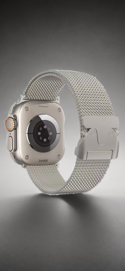 Milanese Buckle Band for Apple Watch – Refined Steel, Everyday Elegance